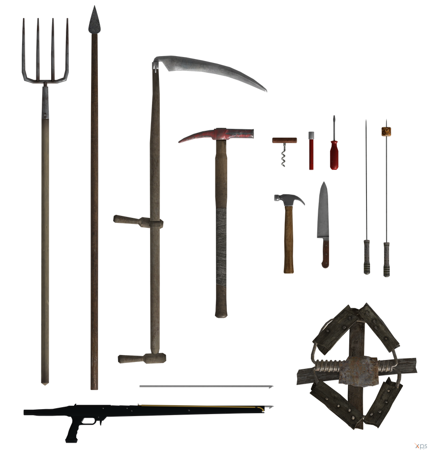 Jason Items Jason's Weapons. by Kabalstein on DeviantArt