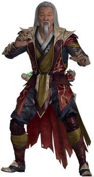 Shang Tsung - Smirking Adversary.