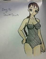 Violet day 16: Bathing suit 