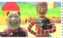 popee and onomadek stamp