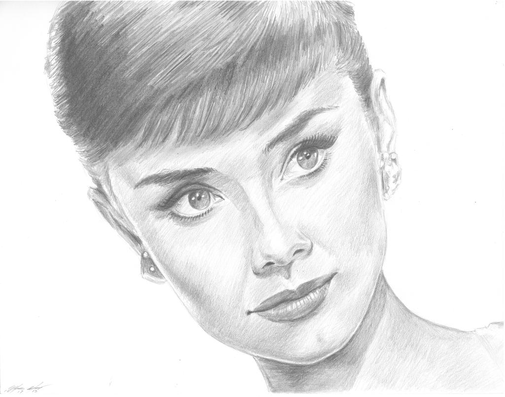 Audrey Hepburn portrait