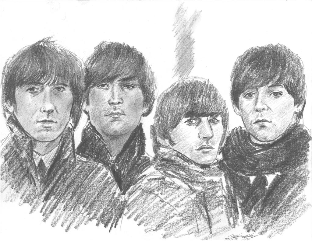 Beatles for Sale portrait sketch
