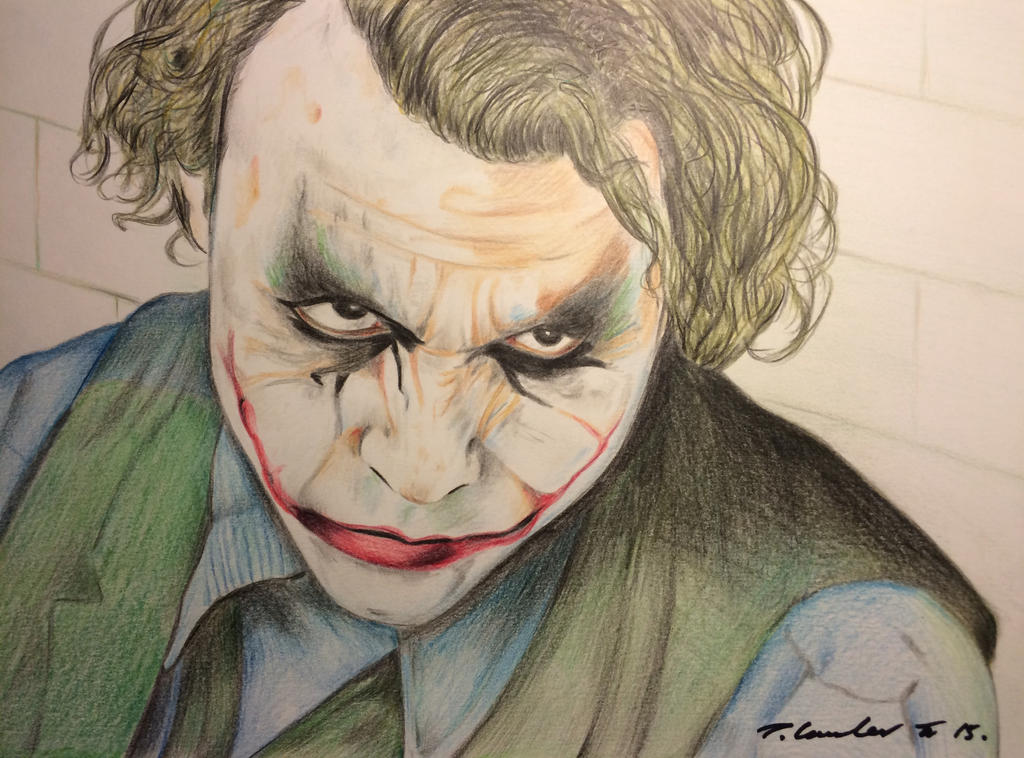 Heath Ledger The Joker Drawing By Billyboyuk On Deviantart Heath Ledger The Joker Drawing By Billyboyuk On Deviantart