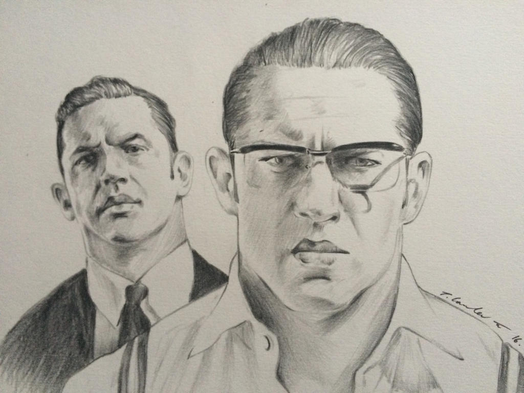 Tom Hardy Legend the Kray twins drawing by billyboyuk on DeviantArt Tom Hardy Legend the Kray twins drawing by billyboyuk on DeviantArt