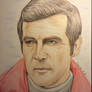 Lee Majors the Six Million Dollar man drawing