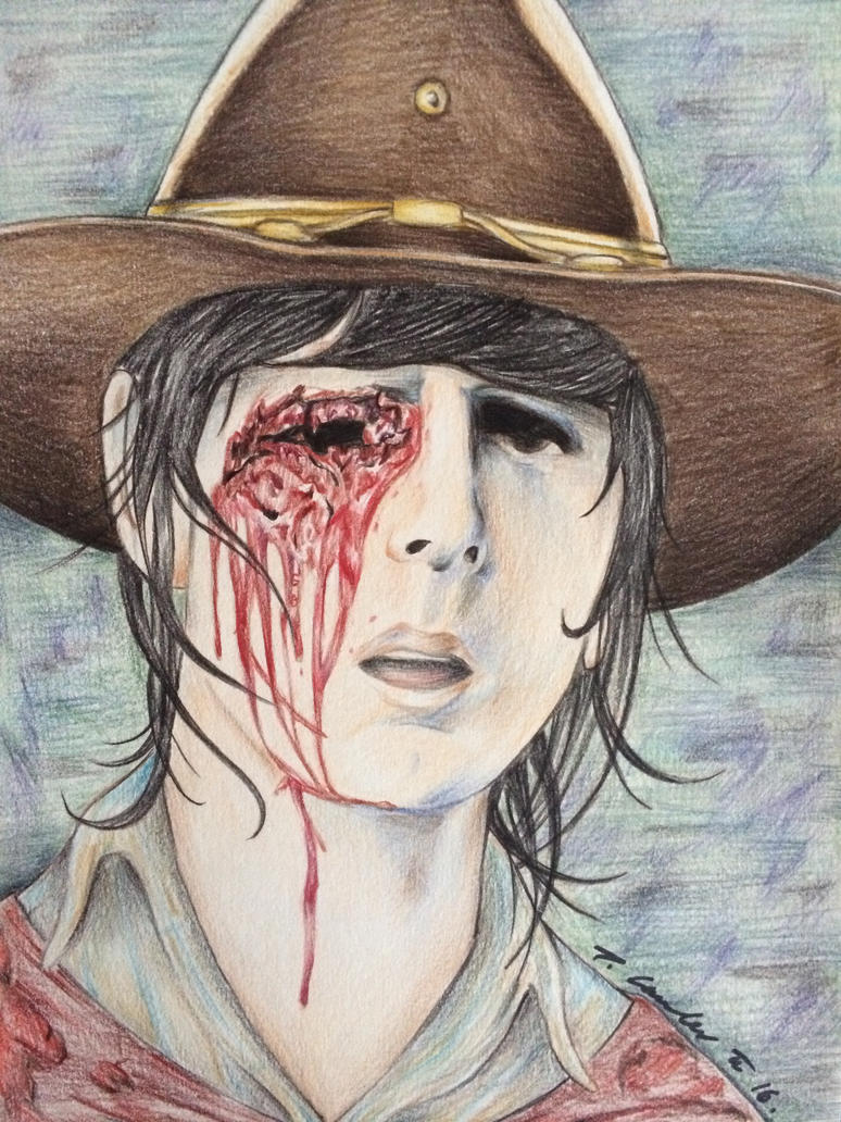 Carl Eye Shot Drawing The Walking Dead By Billyboyuk On DeviantArt.