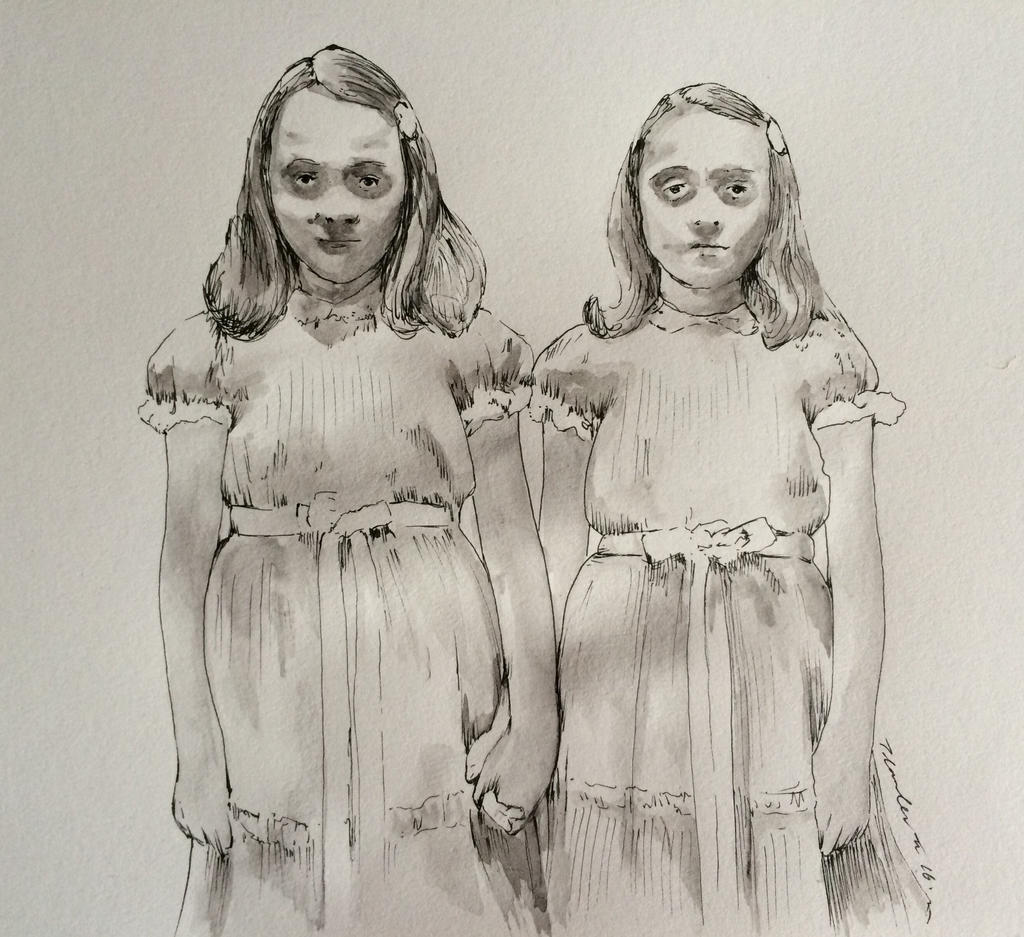 The Shining Twins Grady Girls Pen Drawing Painting By Billyboyuk On Deviantart The Shining Twins Grady Girls Pen Drawing Painting By Billyboyuk On Deviantart