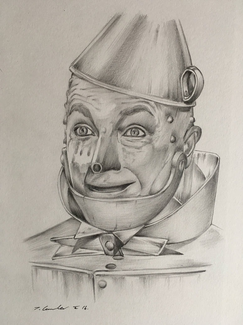 Tin Man drawing Wizard of Oz art by billyboyuk on DeviantArt