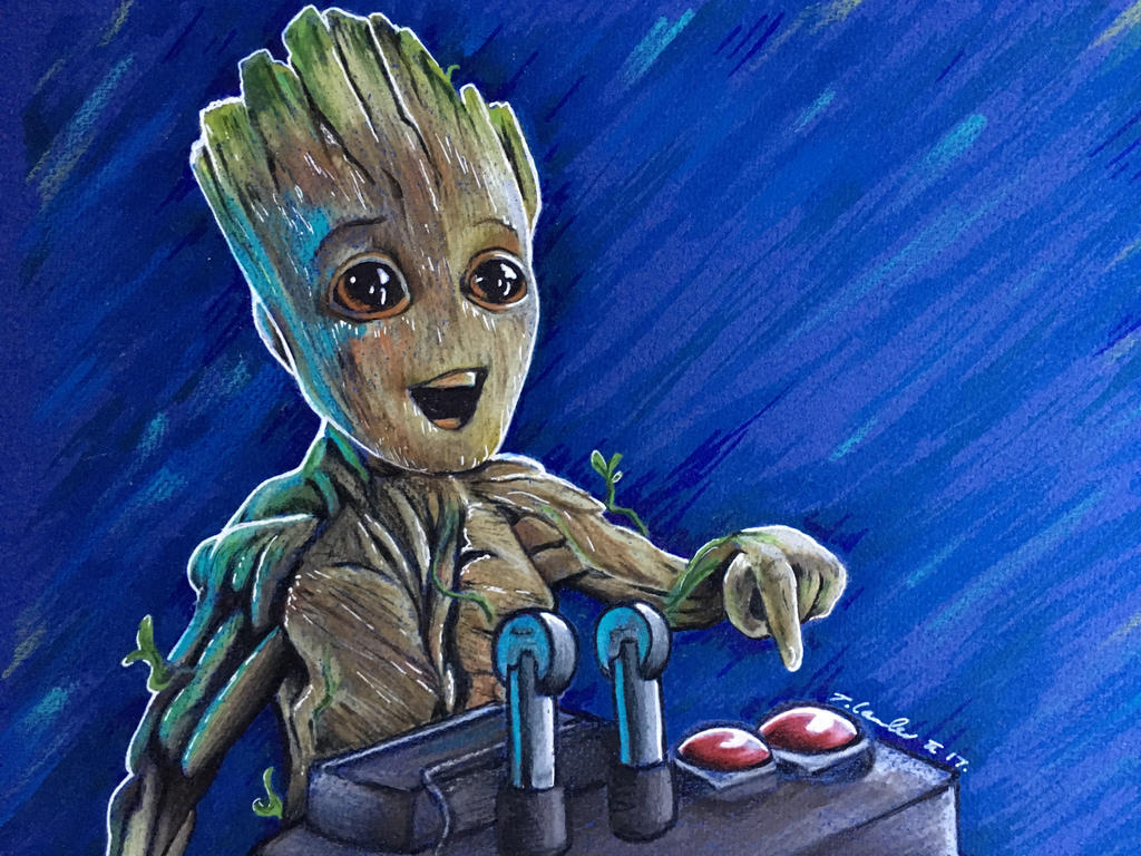 Baby Groot drawing Guardians of the Galaxy by billyboyuk on DeviantArt