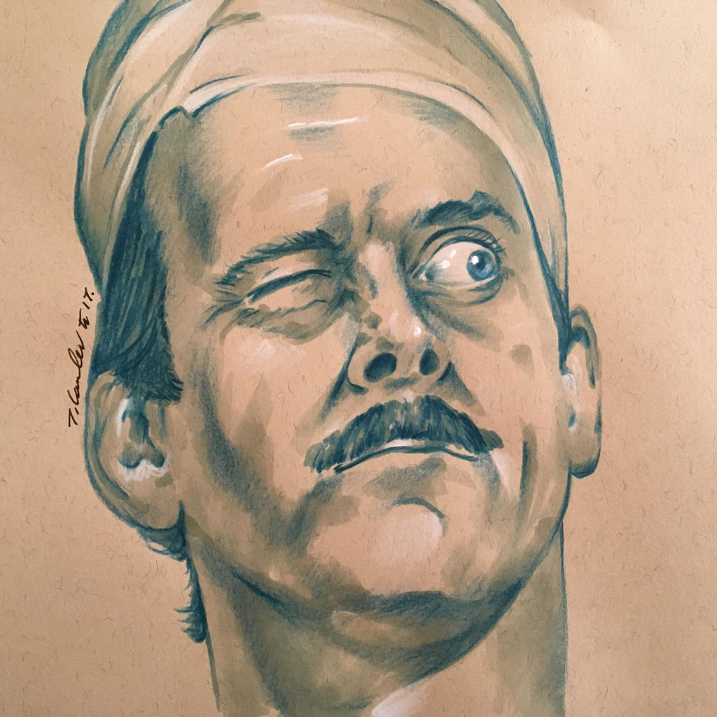 Basil Fawlty Towers John Cleese drawing by billyboyuk on DeviantArt