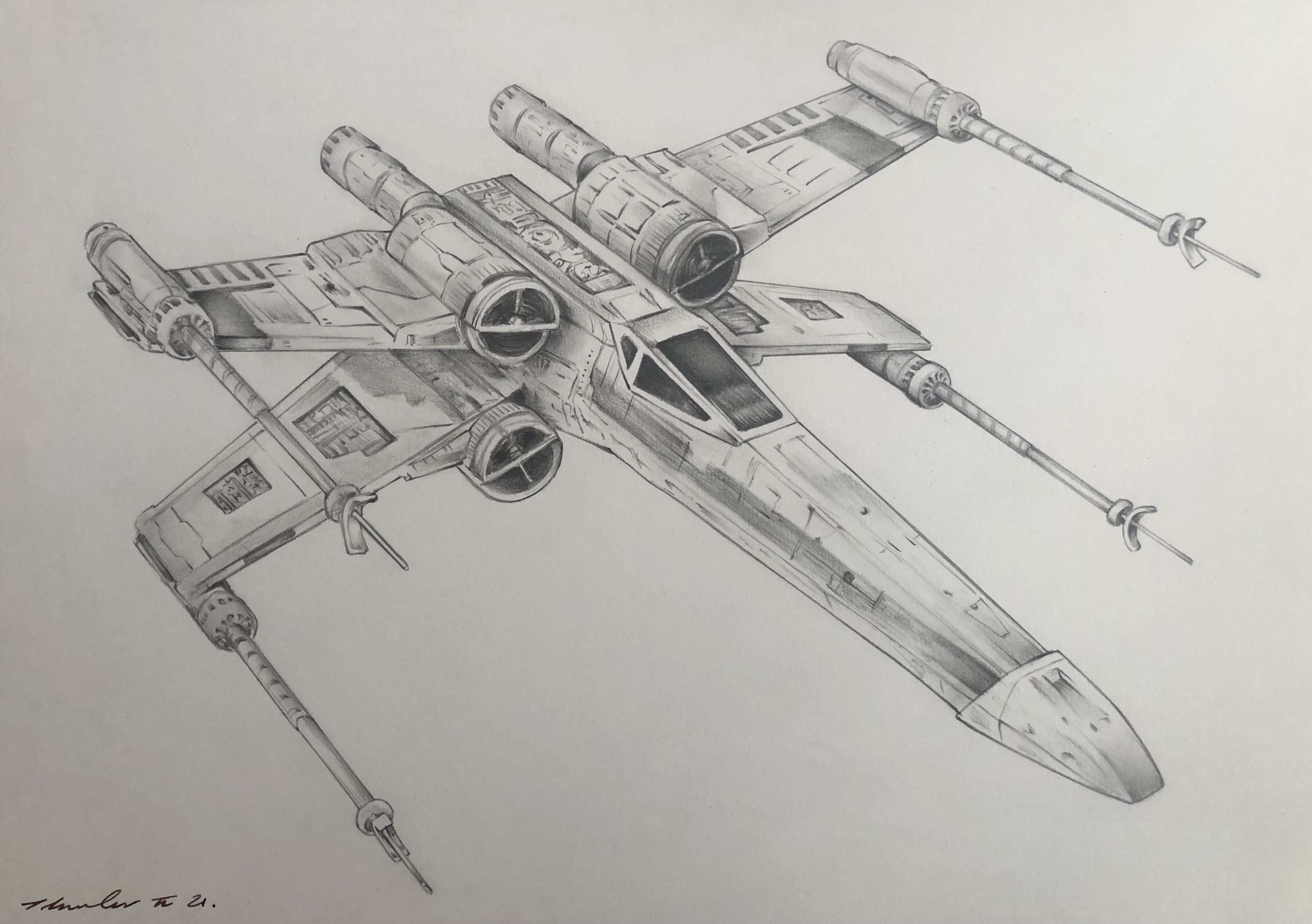 Star Wars XWing Fighter by billyboyuk on DeviantArt