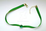 May Green Crystal collar