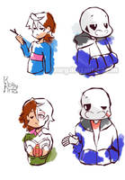 Undertale AU: From friends to lovers 01 A
