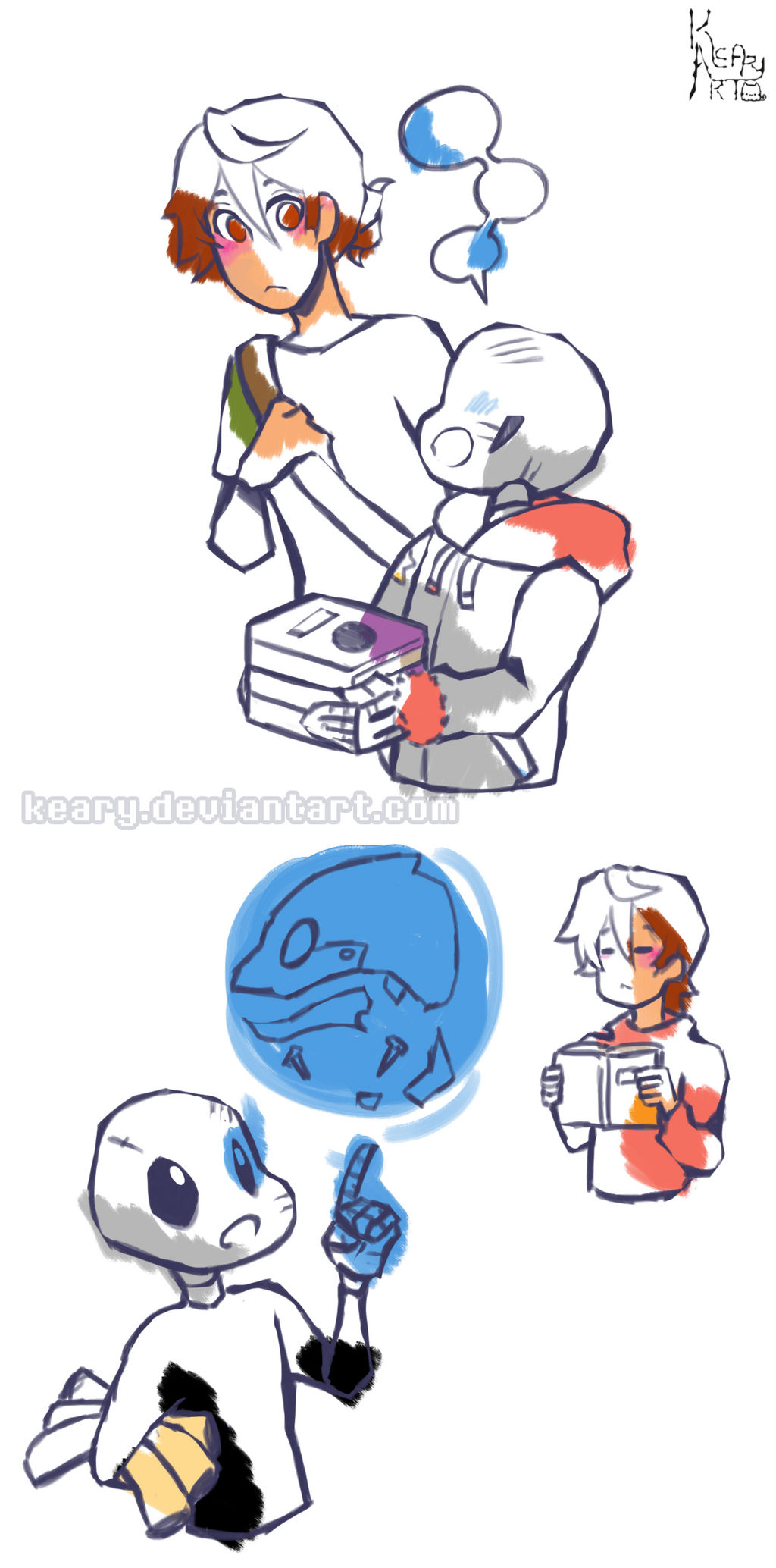 Undertale AU: from friends to lovers 10 A