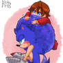 Sonic X AU: Fluffy Sonic