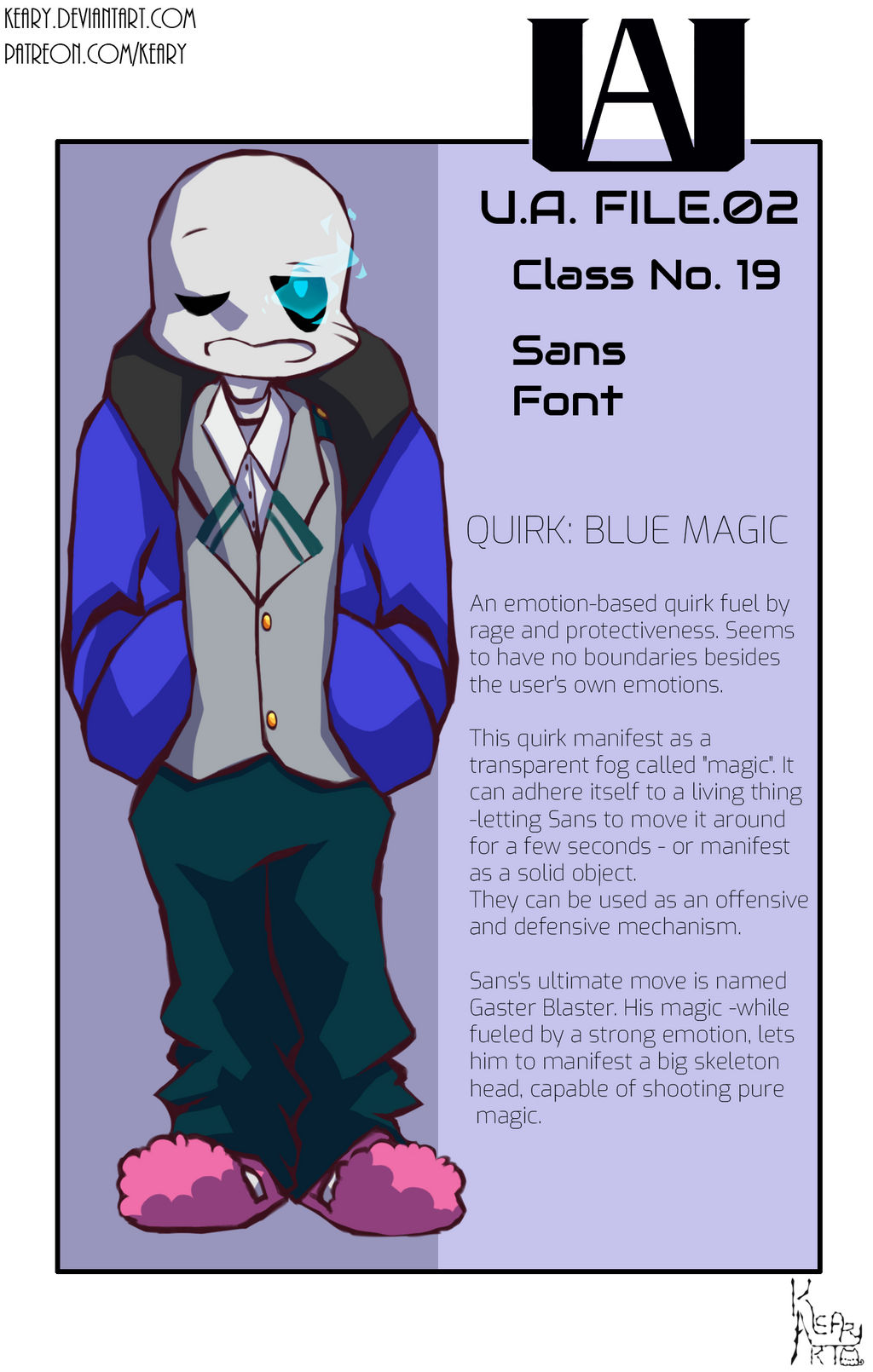 Undertale Au Hero Academia Sans By Keary On Deviantart Undertale Au Hero Academia Sans By Keary On Deviantart