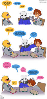 Undertale Hero AU: Study