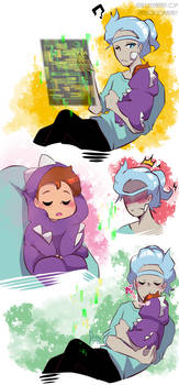 Rick and Morty AU: Sleeping