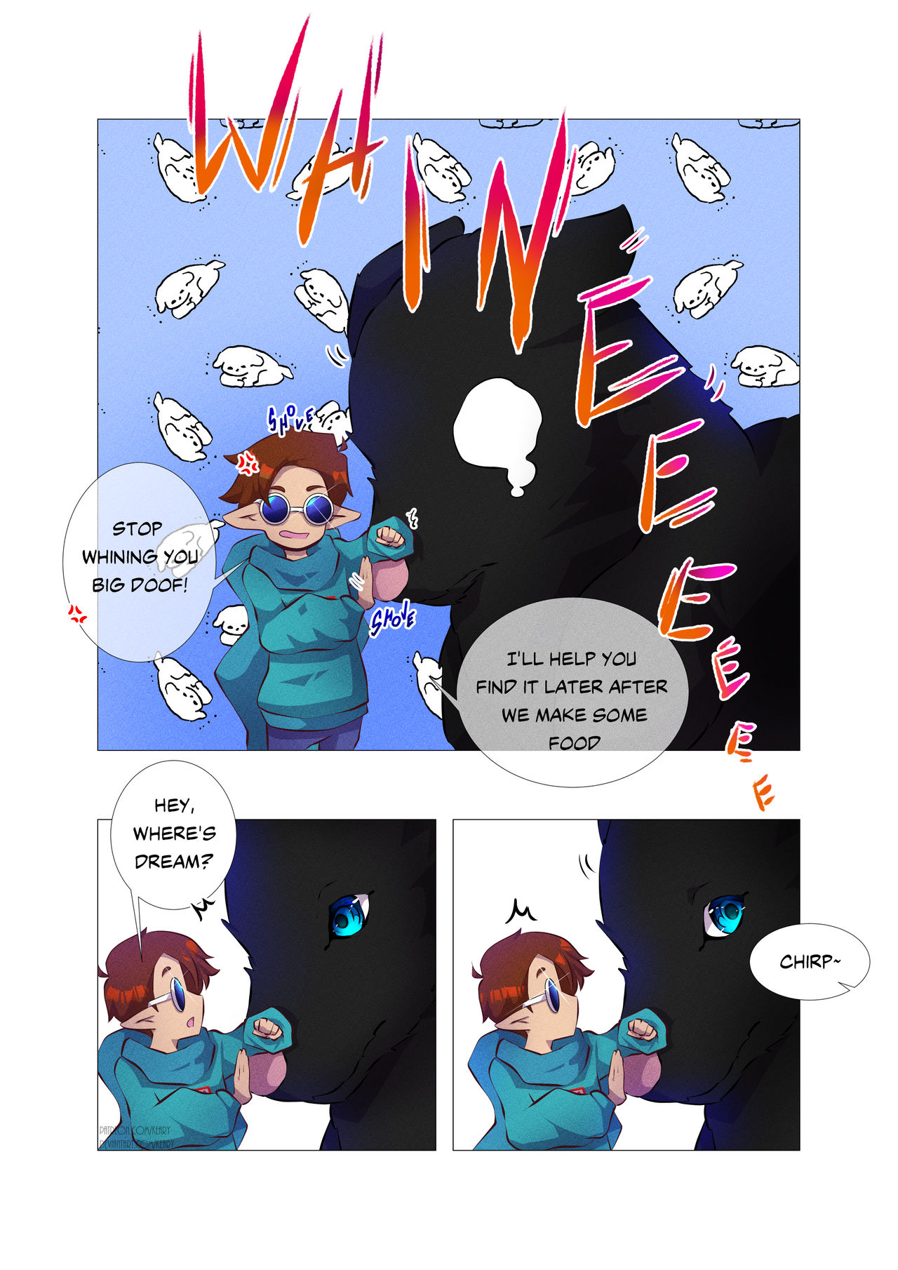 Minecraft AU: The Wolf 08 by keary on DeviantArt