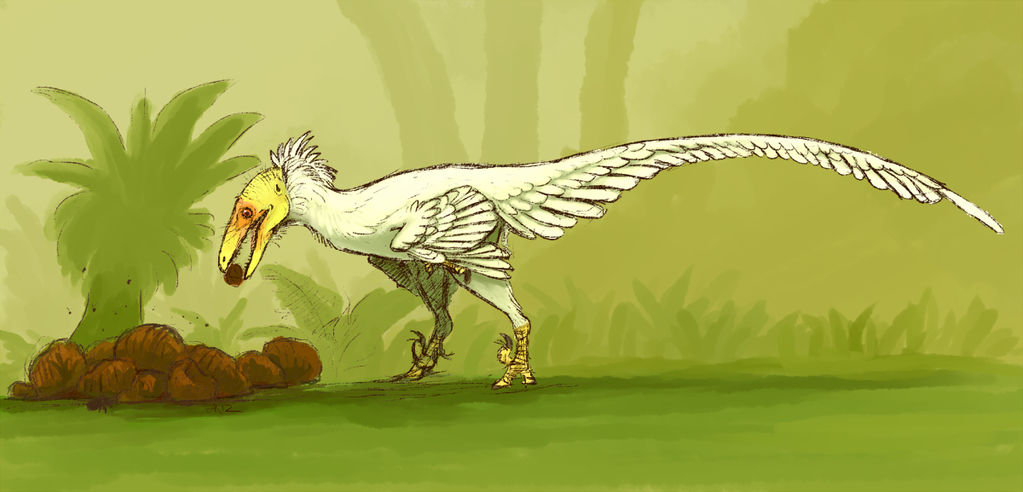 You are what you eat: Deinonychus by EWilloughby on DeviantArt