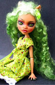 Clawdeen Custom Monster High Fern gal