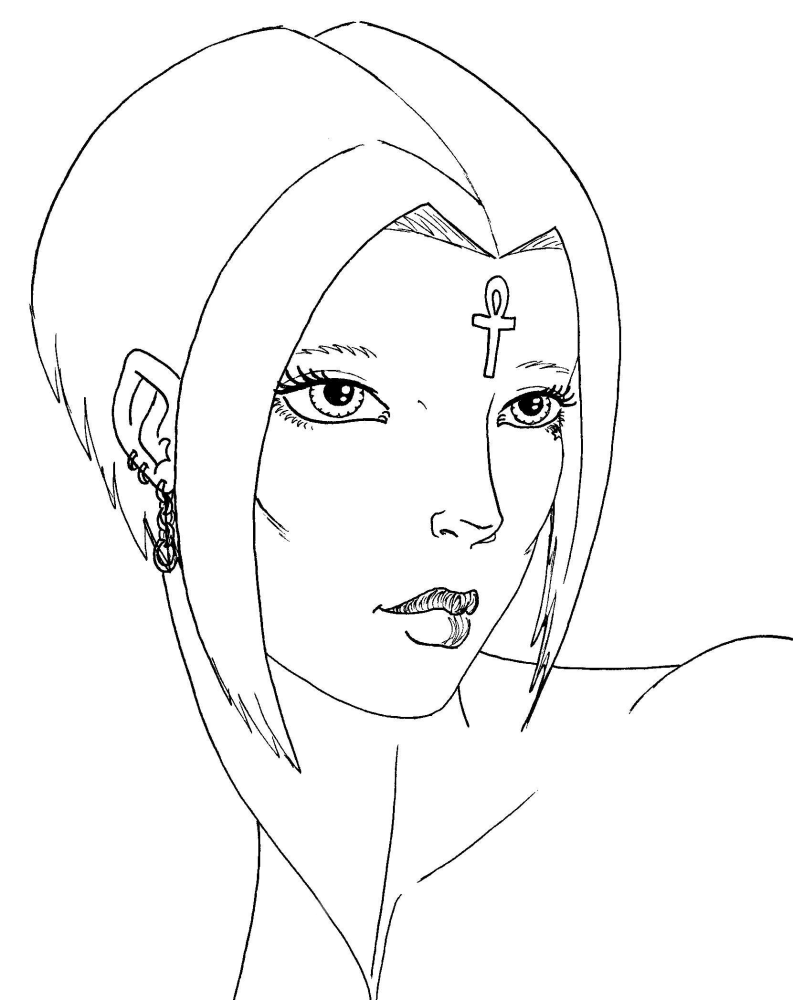 Xecy Portrait Lineart