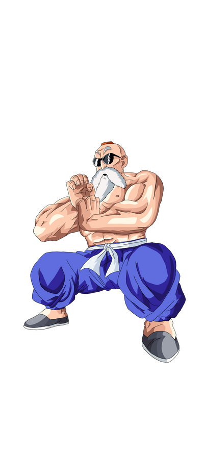 Master Roshi Moves Master Roshi(Max Power) Render by GokuisOverRated on DeviantArt