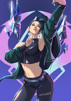 KDA The Baddest: Kaisa Fanart