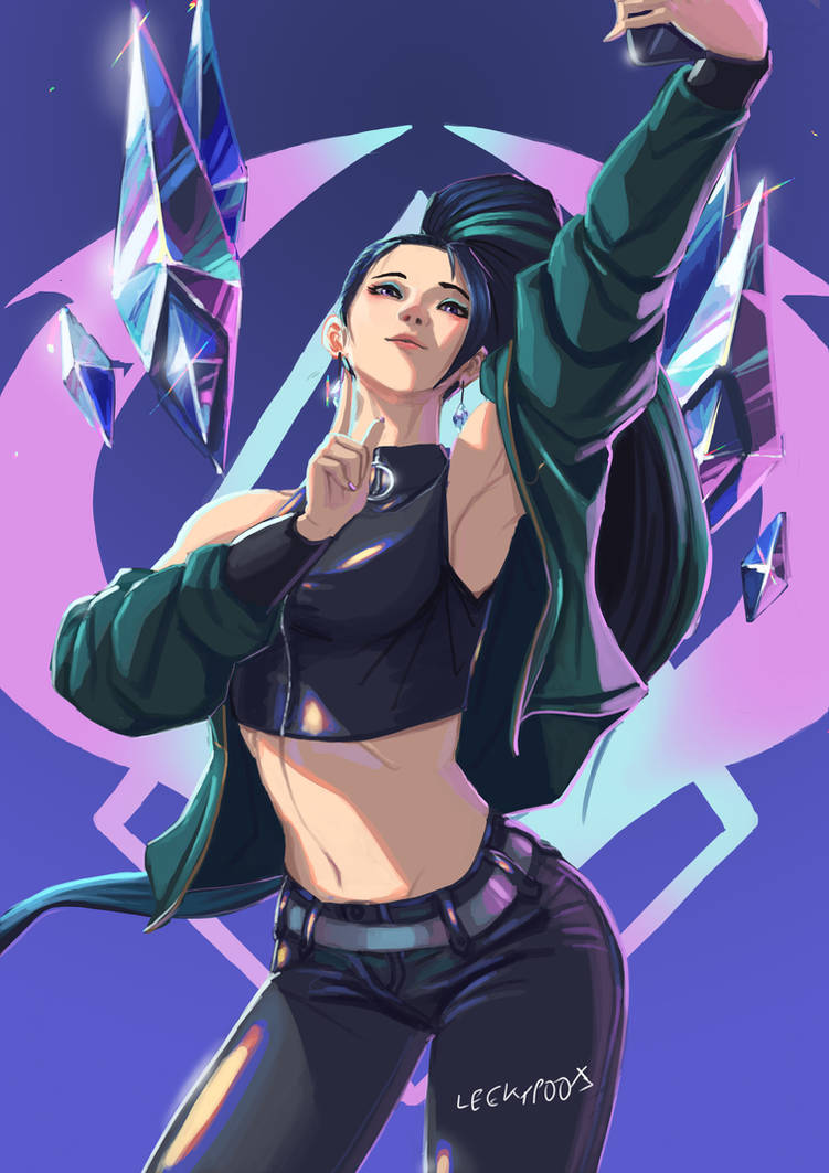 KDA The Baddest: Kaisa Fanart by LeekypooArt on DeviantArt