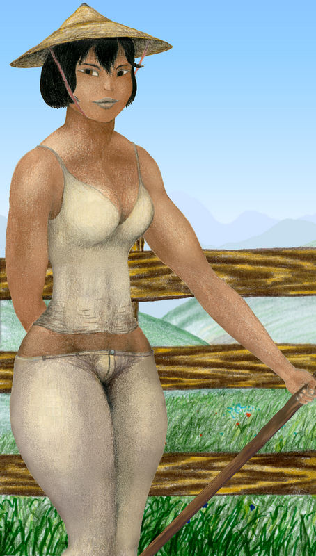 Farming lass