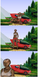 Joy in 3D, short 'story' by MuscleWomen-Planet