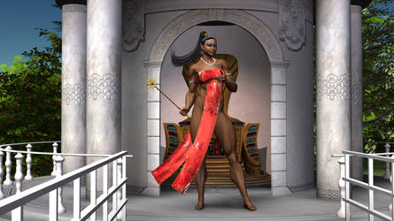 President Red Dove of Shasheer by MuscleWomen-Planet