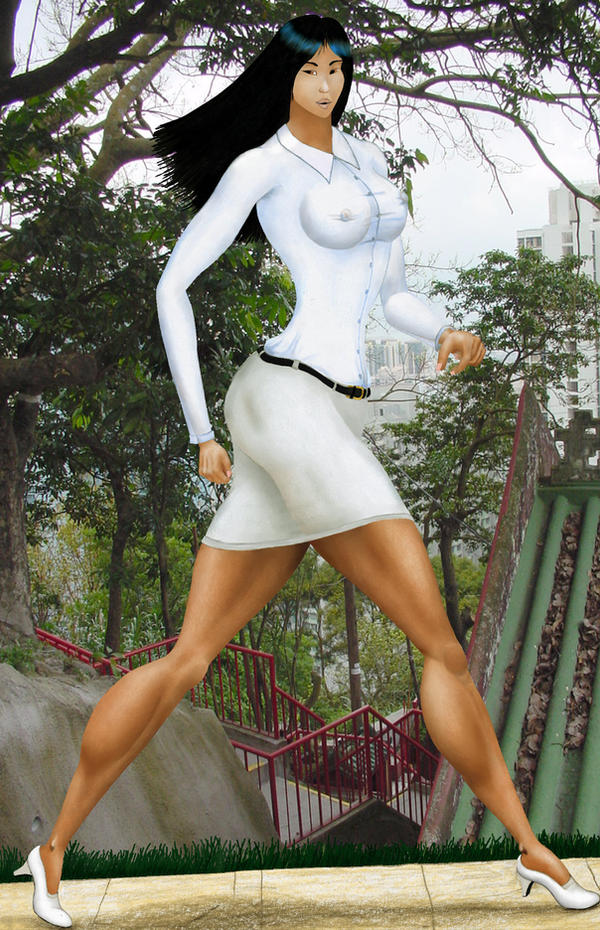 President Nguyen Hue Bich Long Ago alt background by MuscleWomen-Planet