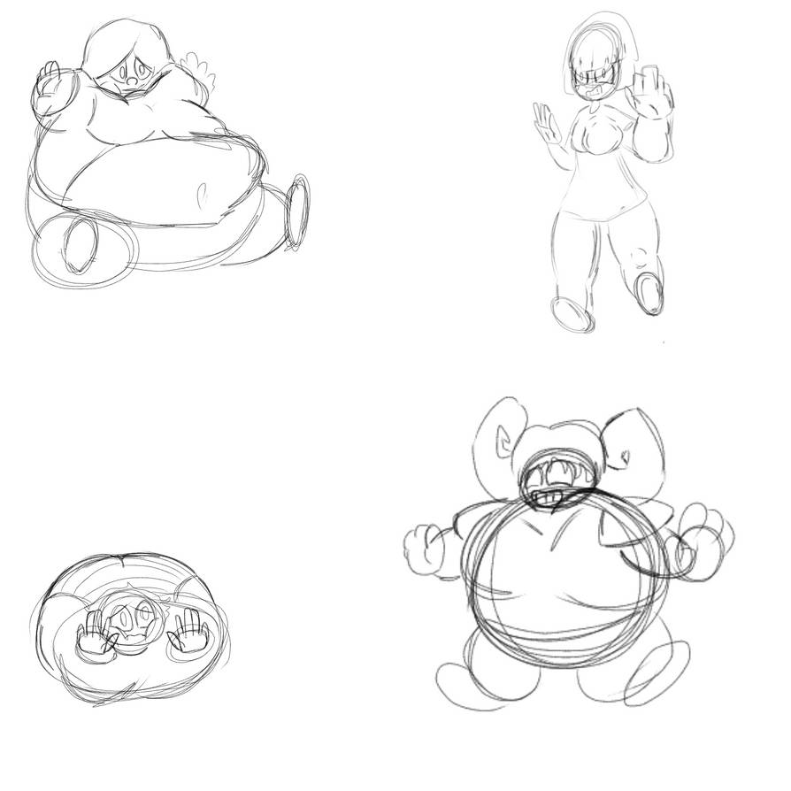 How To Draw Inflation inflation and flattening pratice sketches by FlatStat on DeviantArt