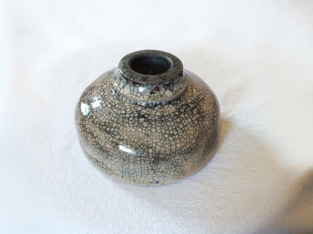 Raku Fired Chawan - Footring Detail