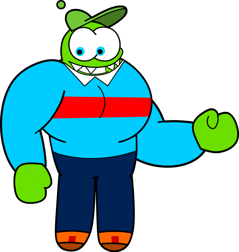 Buff Om Nom FOP Style by LolaPolskiPlayNow on DeviantArt
