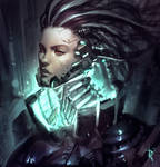 Cyborg Lady by Zeronis