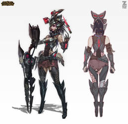 Caitlyn Headhunter Official Concept Zeronis