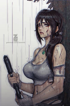 Lara Croft - Sketch Raffle SFW