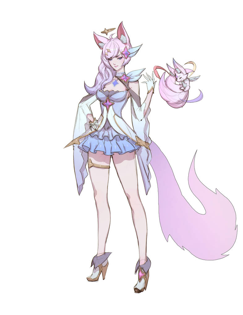 Star Guardian Ahri Focused iteration round 4-2 by Zeronis on DeviantArt