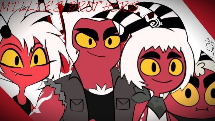 Diy Helluva Boss cards: Millie's Brothers by ActuallyAshley9 on DeviantArt