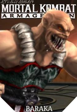 Diy Mortal Kombat cards: Baraka (MKA) by ActuallyAshley9 on DeviantArt