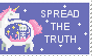 The Truth About Unicorns STAMP