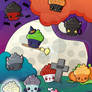 Spooky Cupcakes Poster