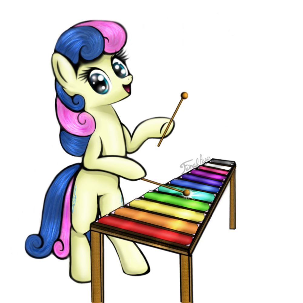 Ponies With Instruments #6 - Bonbon