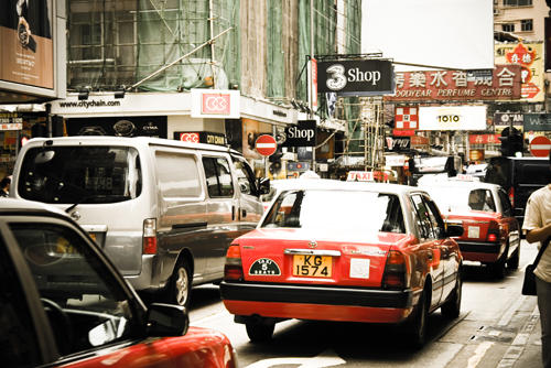 Hong Kong taxi's