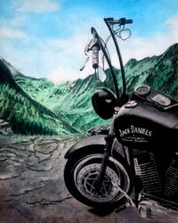 Harley Davidson painting
