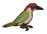 Mythical Green Woodpecker by Necromouser