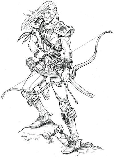 Elf Ranger by staino on DeviantArt