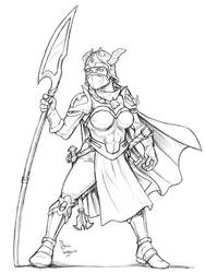 Female Dwarf by staino